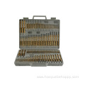 230PC Titanium Coated Drill Bit Set